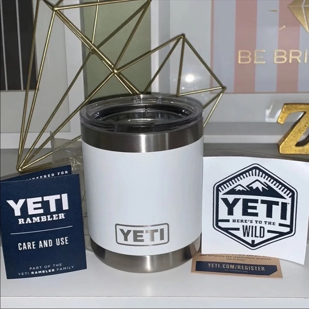New 10oz Yeti Tumbler - White